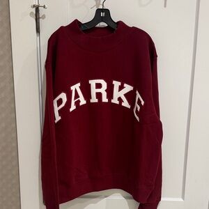 Parke Burgundy sweatshirt l/xl NEW
